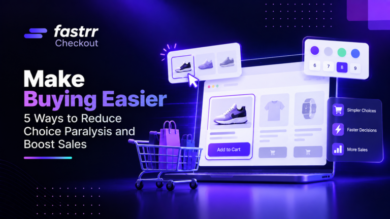 What is choice paralysis in ecommerce?